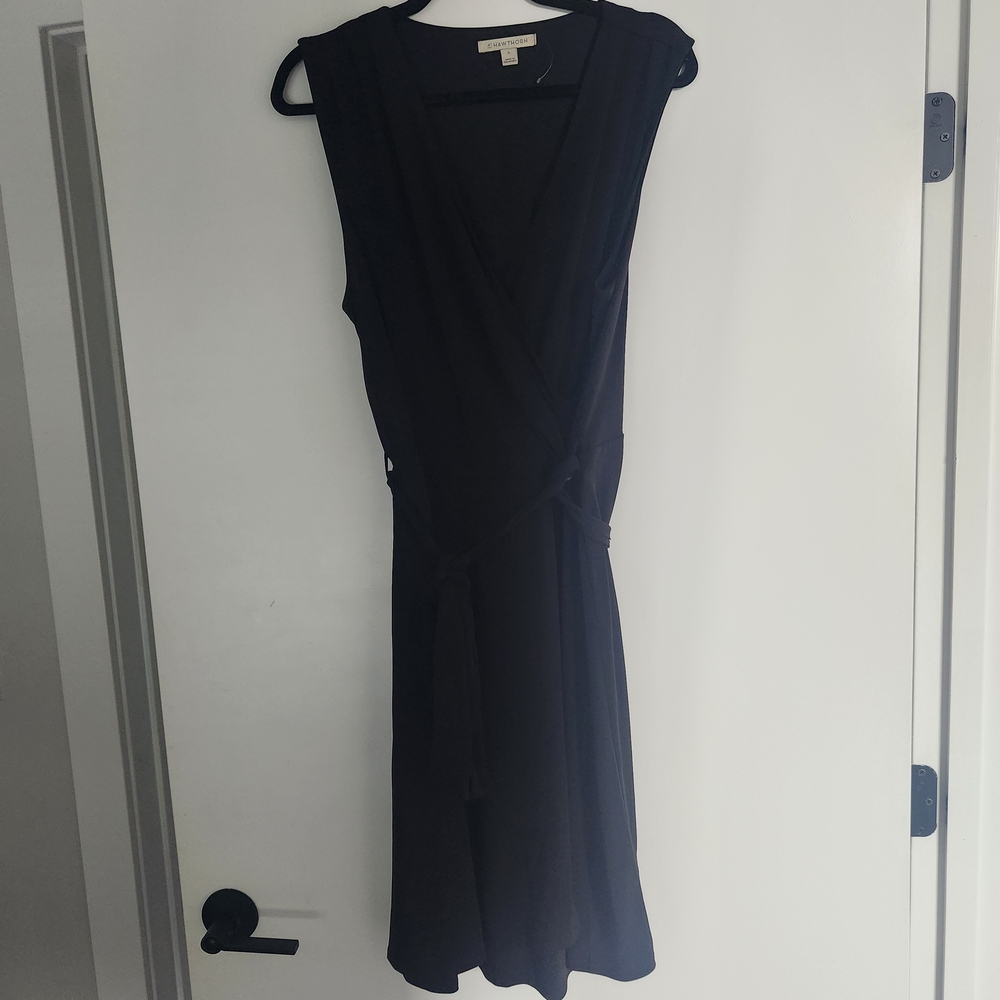 41 Hawthorn Black Sleeveless Midi Dress